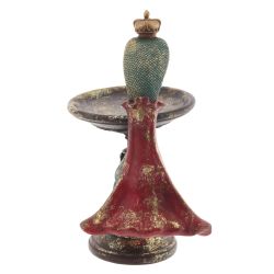 GAEM Изделие декоративное "Змея с блюдом", D 15 см, L17 W19 H29 см