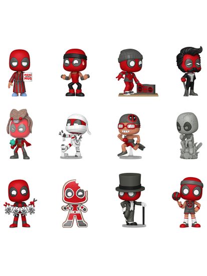 Фигурка Funko Mystery Minis Marvel Deadpool Classic 1 штука (из 12) 91897 / Фигурка Фанко ПОП! по мотивам вселенной "Марвел", Дэдпул