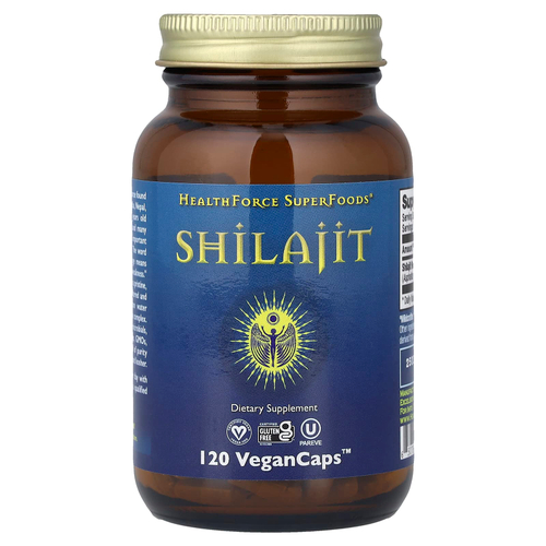 HealthForce Superfoods, Мумие, 120 веганских капсул (200 мг на капсулу)
