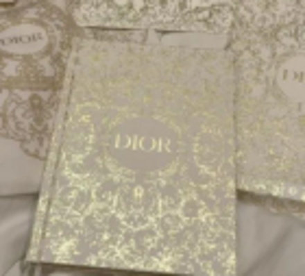Блокнот "Dior" белый в золото (6)14