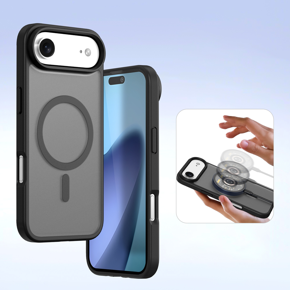 Чехол кошелек с MagSafe из кожи для iPhone Air, серия Lawa от Dux Ducis