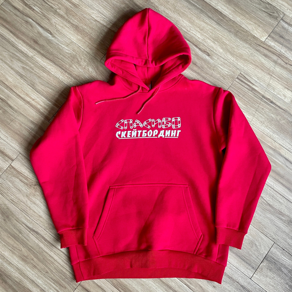Худи Rockit Спасибо Скейтбординг Red