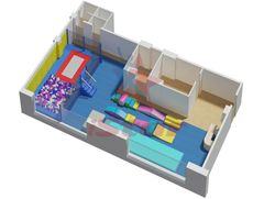 Гимнастический центр - план зала в Санкт-Петербурге