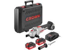Аккумуляторная углошлифовальная машина CROWN CT23001-125HX-4 BMC