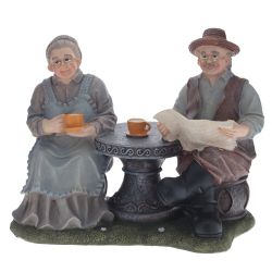 GAEM Фигурка декоративная "Бабушка с дедушкой", L20 W11 H17 см, 2в.