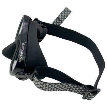 Маска Scorpena M3 с двумя ремешками черная
