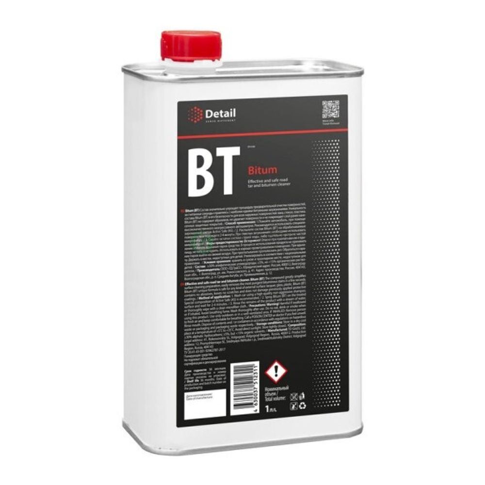 Очиститель битумных пятен 1 л. BT (Bitum) (Detail Grass)
