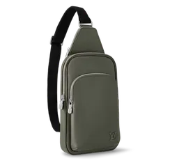 Сумка-слинг Louis Vuitton Avenue NM кожа Taiga Green