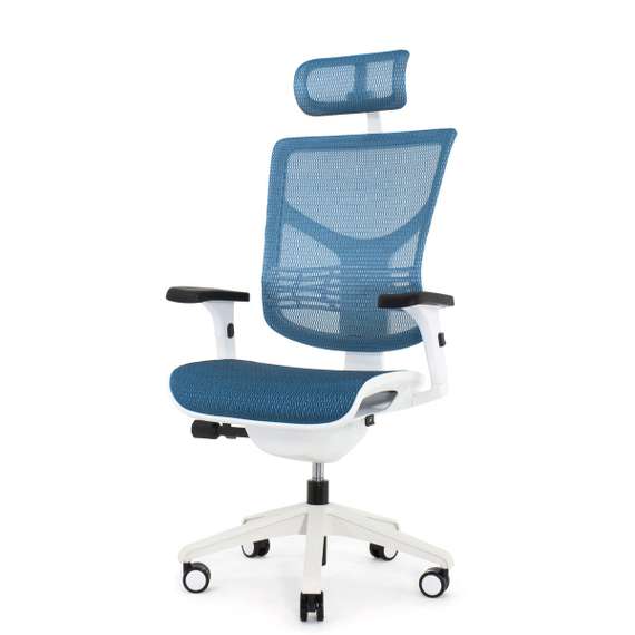 Кресло Expert VISTA VSM01-Т-04 (Каркас белый / сетка голубой)
