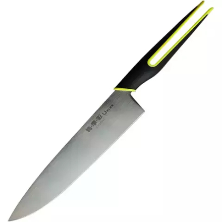 Нож «Шеф» сталь нерж.,полипроп. ,L=20см металлич.,зелен