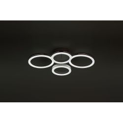 Светильник потолочный светодиодный Rivoli Juniper 6187-702 LED 75 Вт 3000-6000К белый с пультом | Rivoli