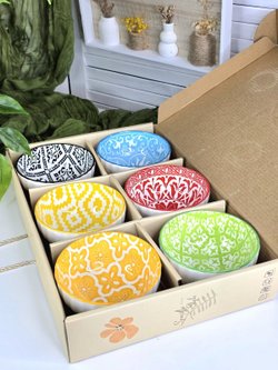 Пиала с орнаментом 300 мл 6 шт. в наборе (202134618)