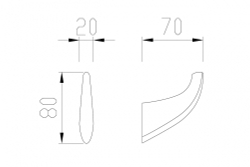 Крючок ABBER Nord AA1550B черный матовый