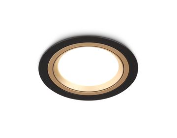 Встраиваемый поворотный точечный светильник 1*GX53 TN51914 BK/GD чёрный/золото Techno Spot GX Standard tech Ambrella
