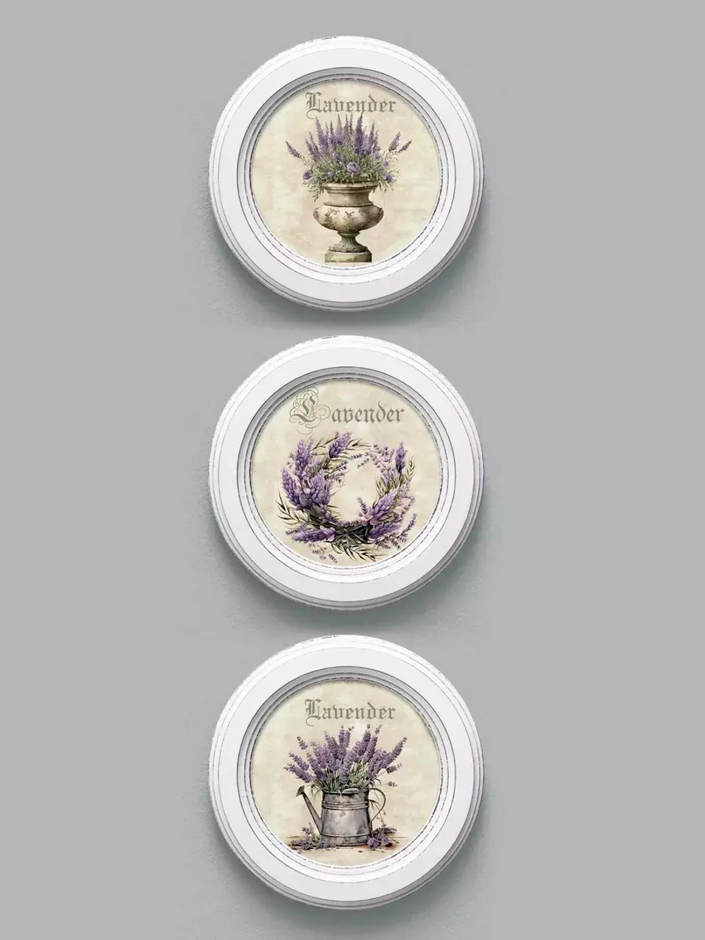 Картины на стену интерьерные на холсте 3 шт. 17.5 см