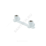 Планка монтажная PP-R белая Дн 20х1/2" ВР под смеситель с водорозетками VALFEX 10124020
