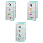 Комод детский на колесах с выдвижными ящиками Артикул: 431342509