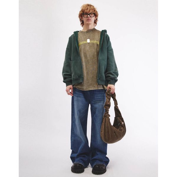 Сумка Кросс-боди вельветовая хаки - фото 4