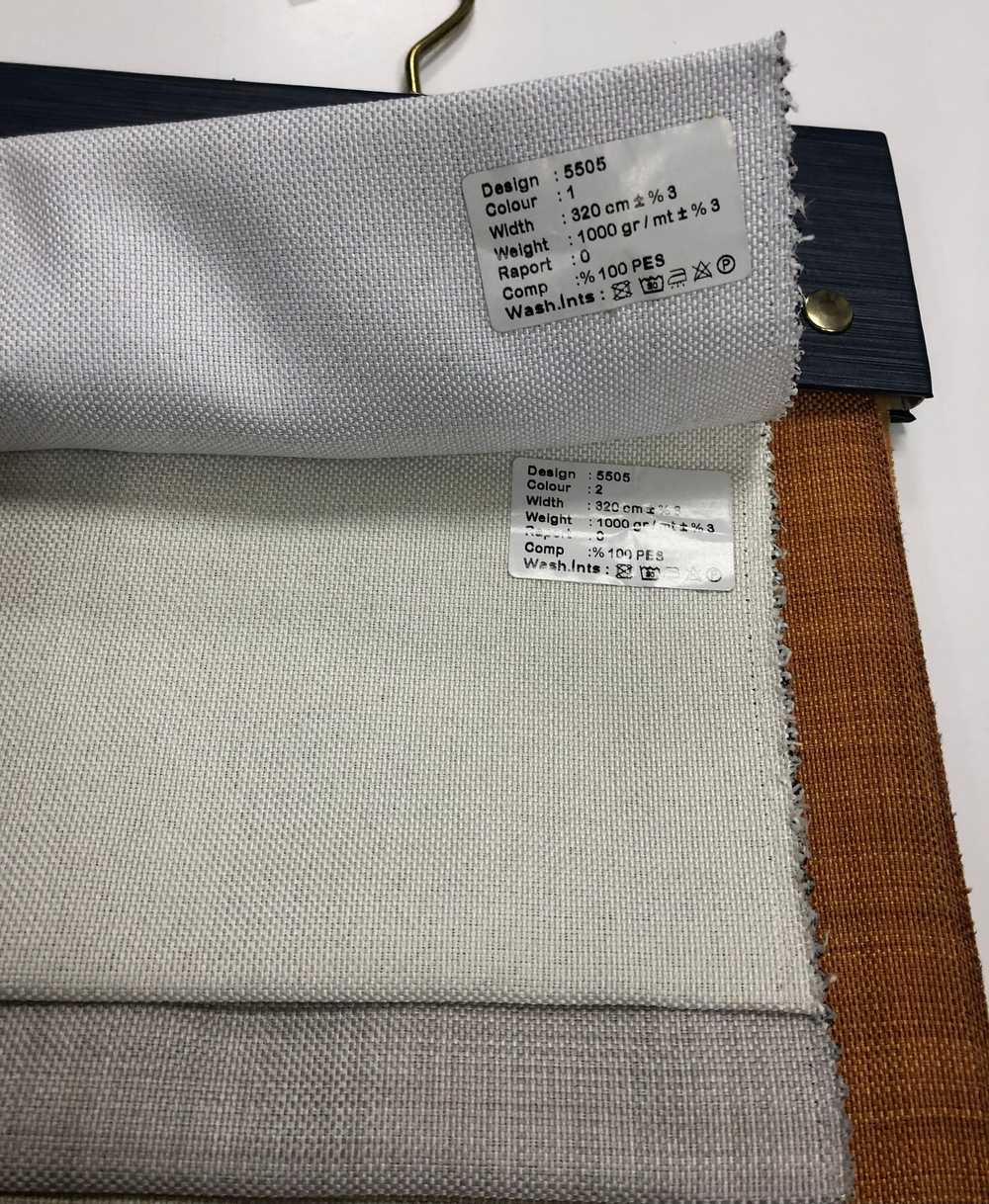 Портьерная ткань dimout фактурный Megara арт. 5505 (высота 320 см, Турция)