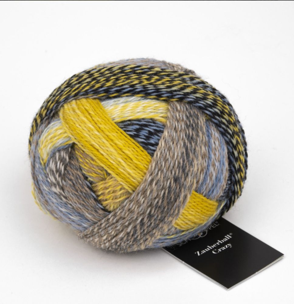 Пряжа Crazy Zauberball (2332/Песочные часы), 420м/100гр
