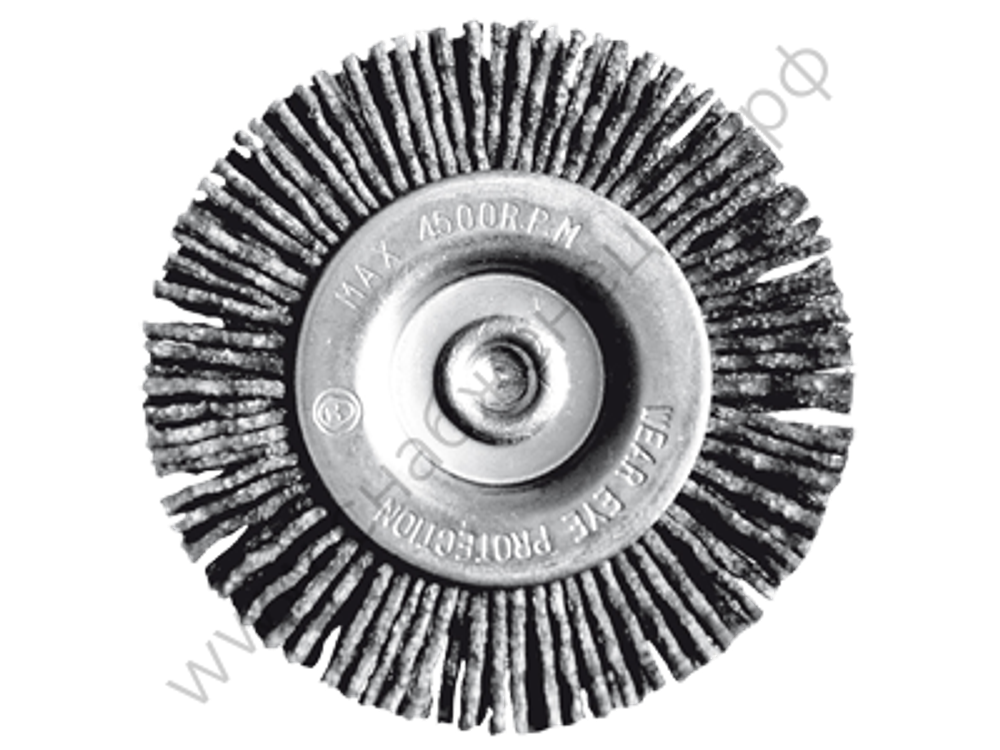 Щётка №093; 6306306555 d-63 для дрели круглая,абразивная