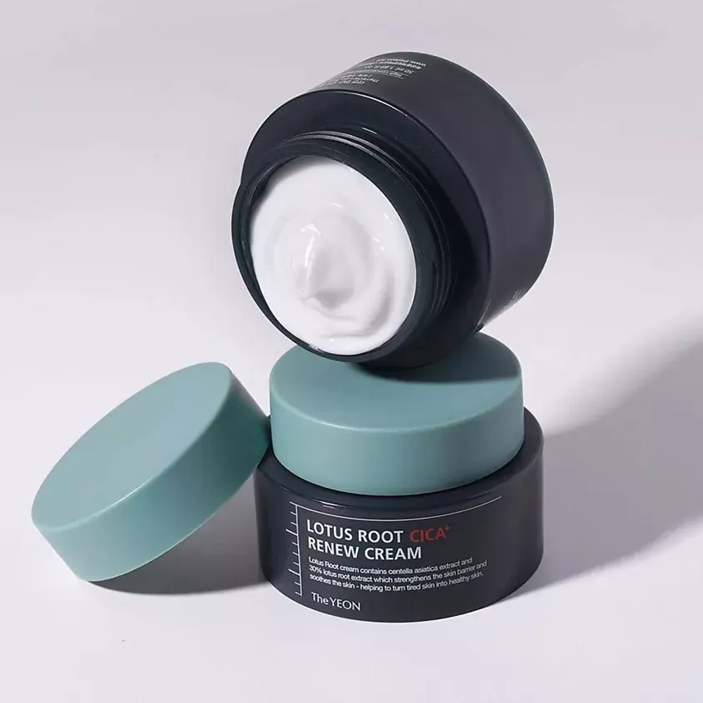 Крем увлажняющий с экстрактом лотоса и центеллы – Lotus root cica+ renew cream, 50 мл