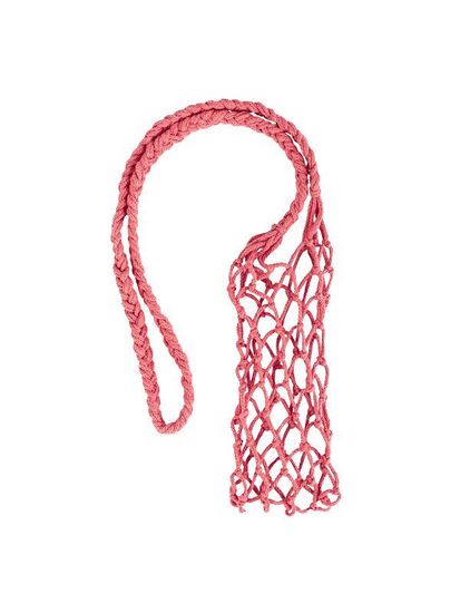 Авоська для бутылки, персиковая