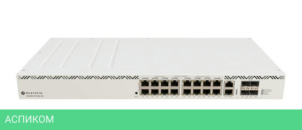 Коммутатор MikroTik CRS320-8P-8B-4S+RM
