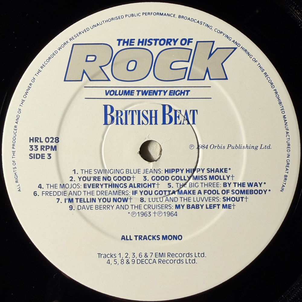 Сборник History Of Rock 28 2LP (Англия 1985г.)