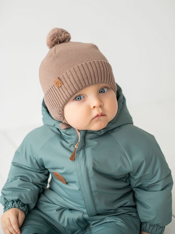 Шапка хлопковая однослойная на подкладе 