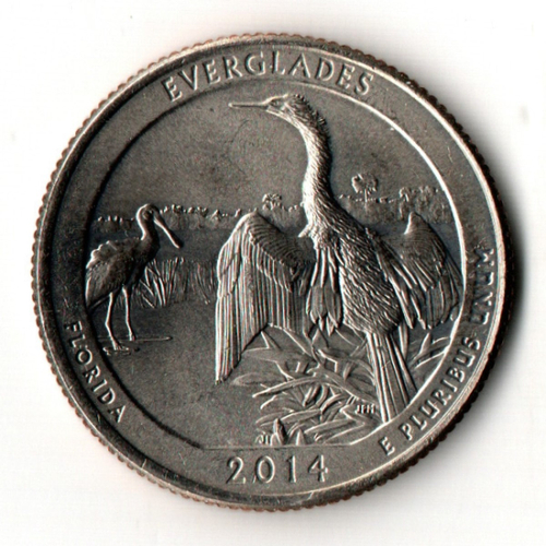 25 центов 25-й парк 2014 США Эверглейдс 2014 год