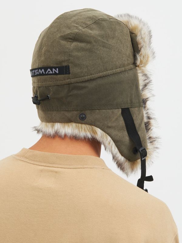 Шапка ушанка зимняя Yukon Ice ткань Finlandia цвет Хаки