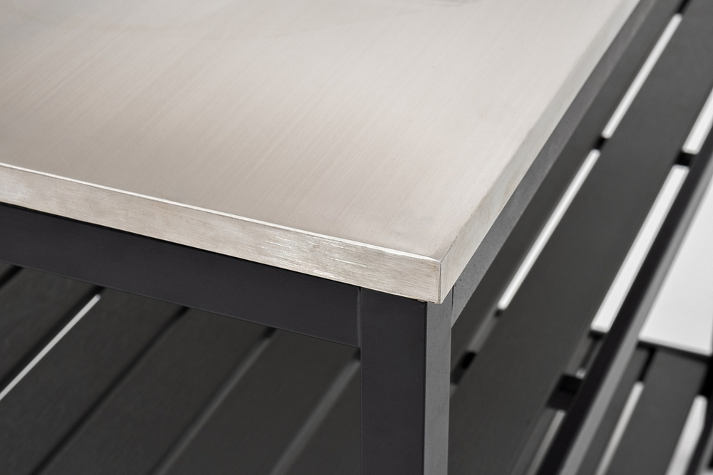 Модуль уличной кухни из алюминия БЕЙС (консоль открытая)