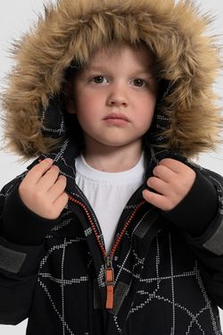 Комбинезон детский SANDAL PR NORPPA светящаяся вьюга на черном