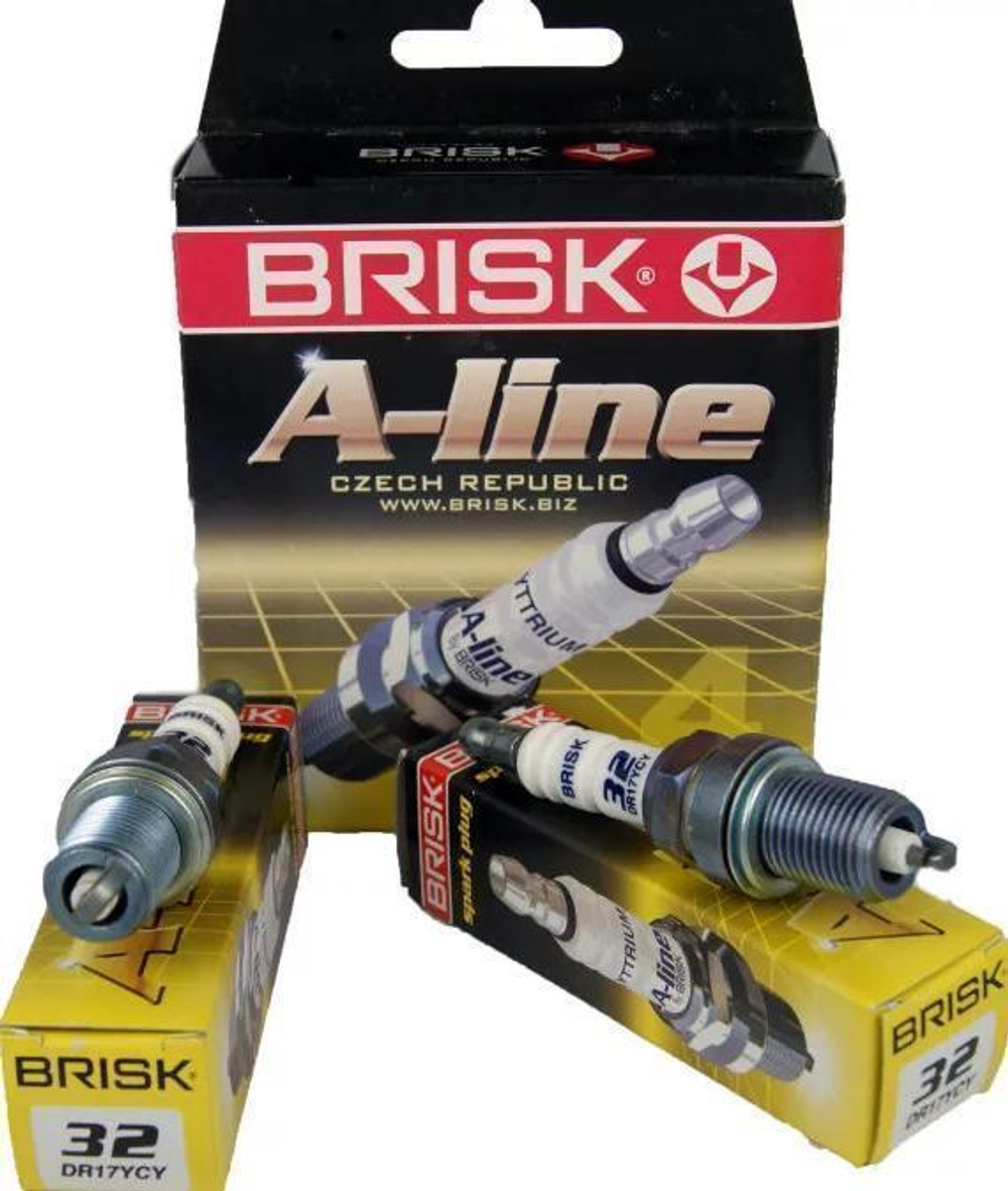 Свечи BRISK A-LINE №32 DR17YCY (0016) Г-ль дв.405 ЕВРО-3 (4шт) ALINE32 / 0016 / DR17YCY /