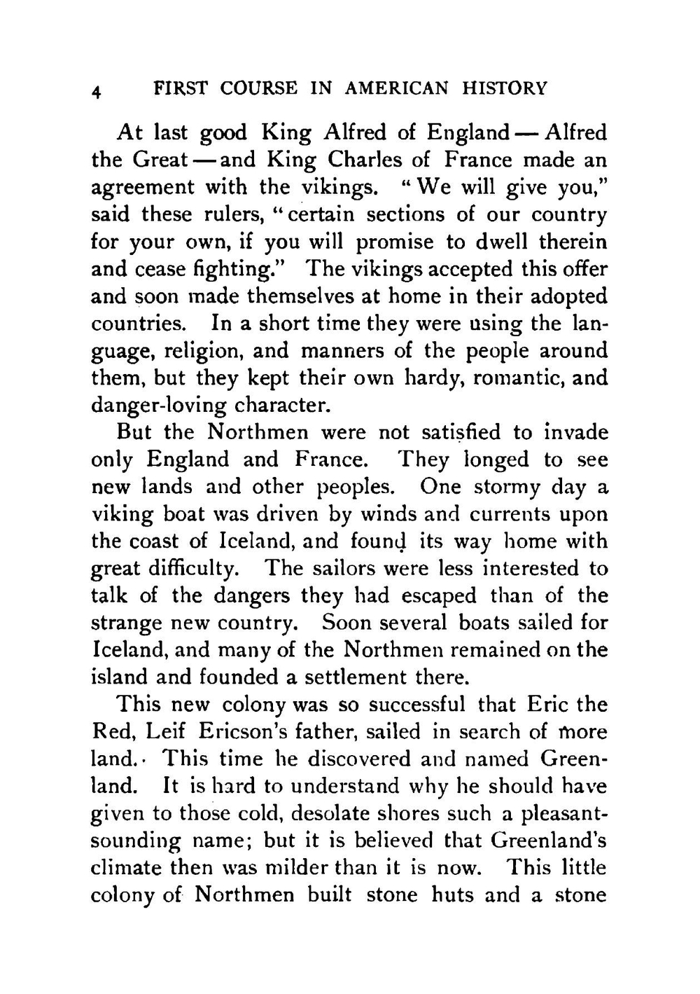 A First Course in American History | Jeannette Rector Hodgdon