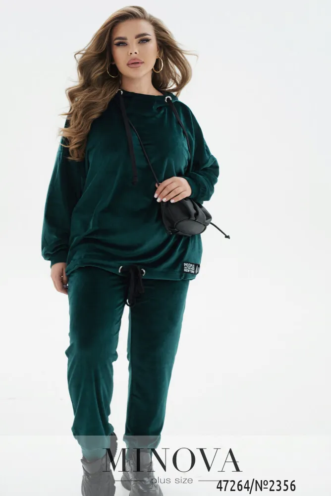 Костюм 2356-темно-зеленый Minova