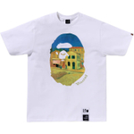 A Bathing Ape X Van Gogh Museum Ape Head Canvas Art Iv Tee