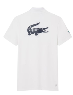 Теннисное поло Lacoste Unisex Rolex Paris Masters Edition Ballboy - white