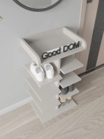 Обувница напольная высокая деревянная в прихожую