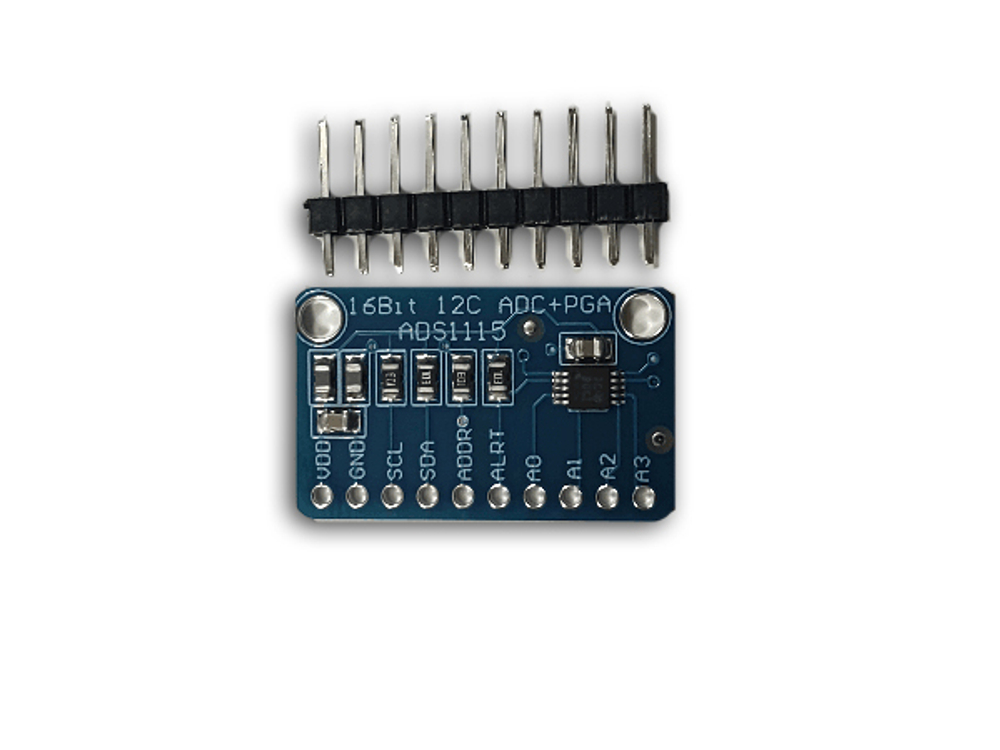Модуль 16-битного АЦП ADS1115 (Синий)