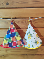 Полотенце кухонное, круглое, 2 шт, вафельное полотно