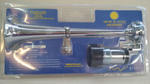 НЕТ - Звуковой воздушный сигнал 1 рожковый, хром, с компрессором 12 V, 390 мм, комплект