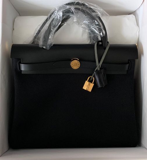 Hermes Herbag 31 Gold Hardware 