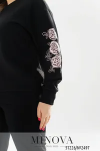 Костюм 2497-черный Minova