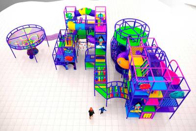 Детский игровой лабиринт «Фиолетовая Галактика»