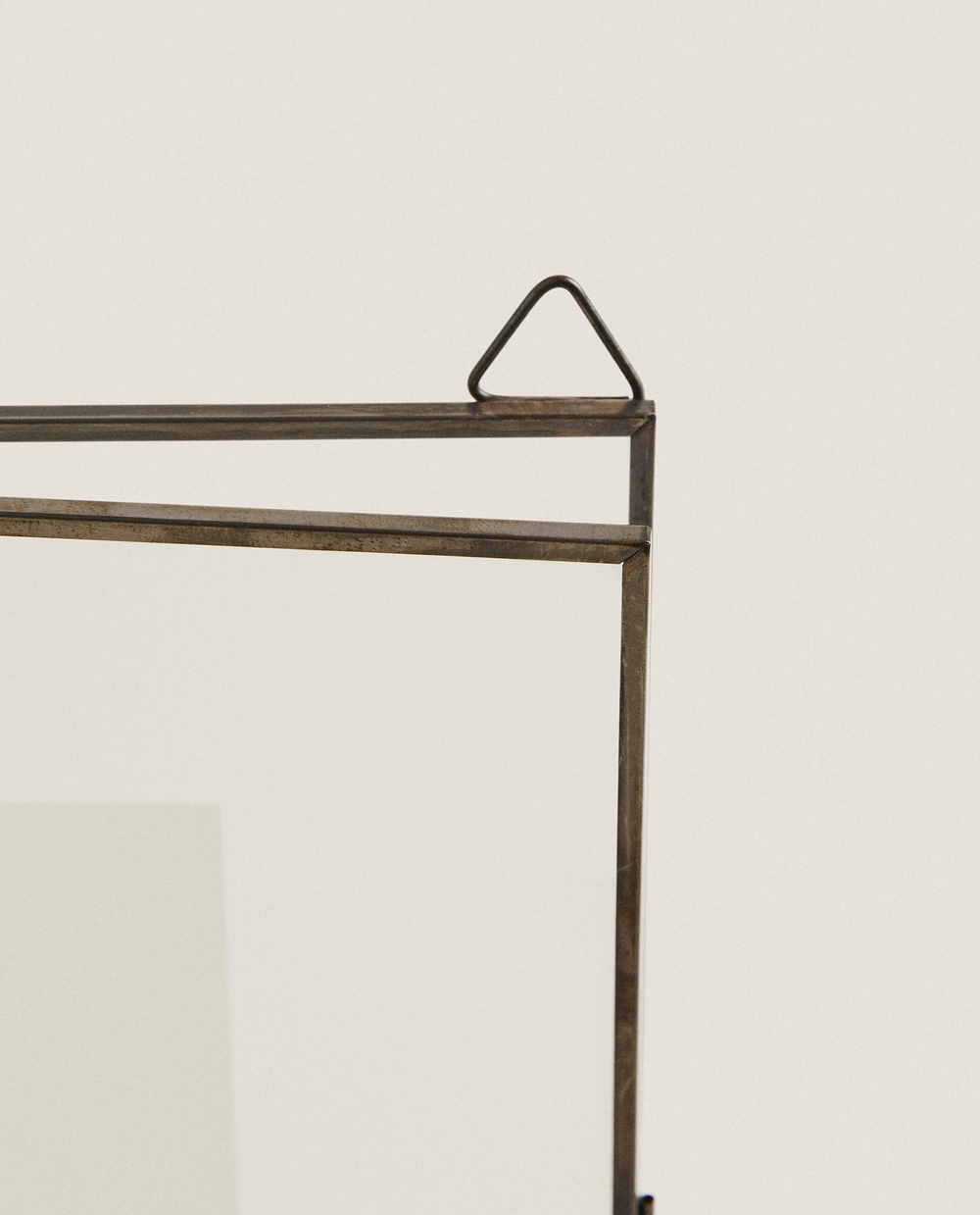 Zara Home Фоторамка из стекла, цвет чёрный, 25 см · 4369/045