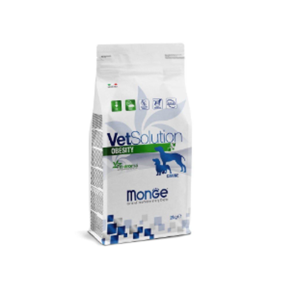 Сухой корм диетический для собак при избыточном весе Monge VetSolution Dog Obesity Обесити диета 2кг