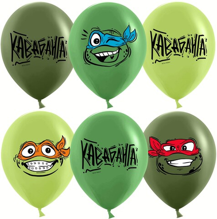 Черепашки Ниндзя Воздушный шар латекс