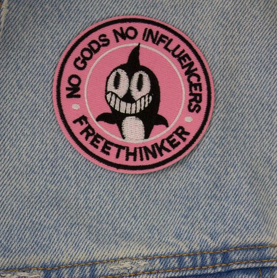 Нашивка на рюкзак и на одежду. Freethinker